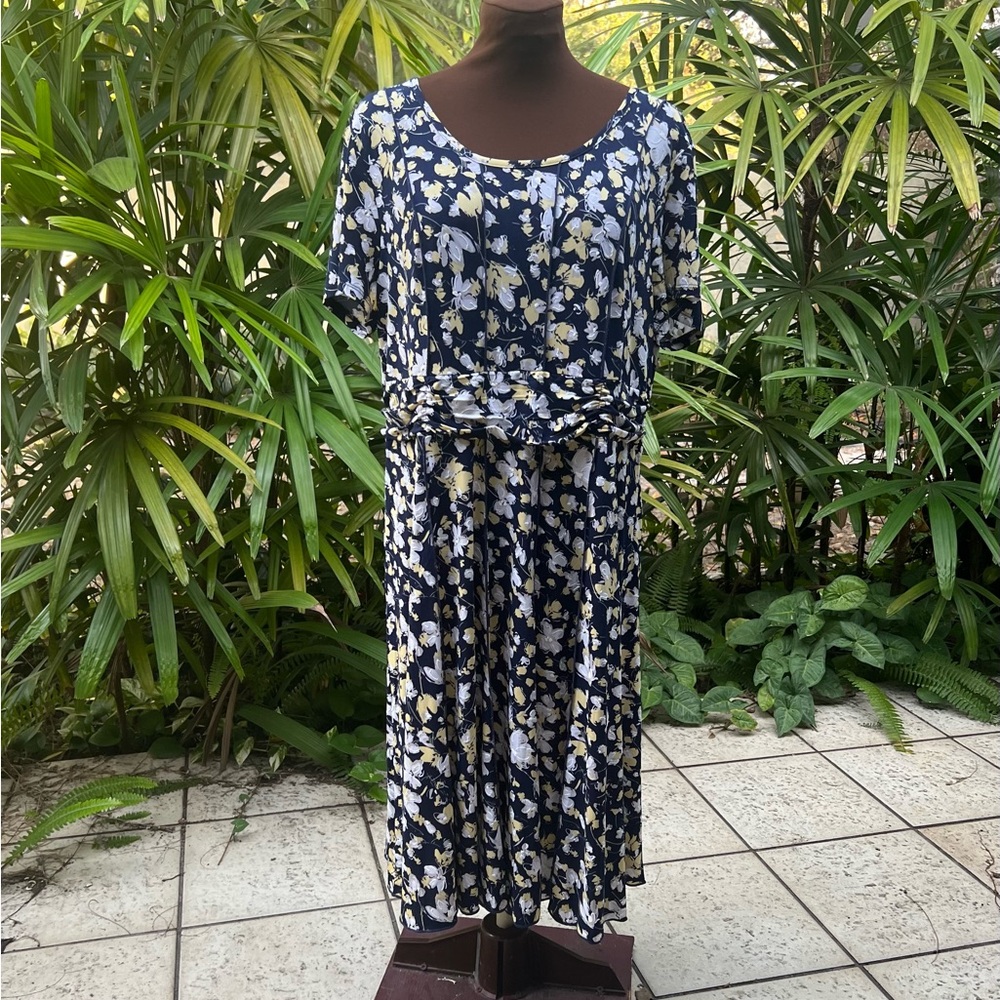 Sami & Jo Floral Print Panel Dress